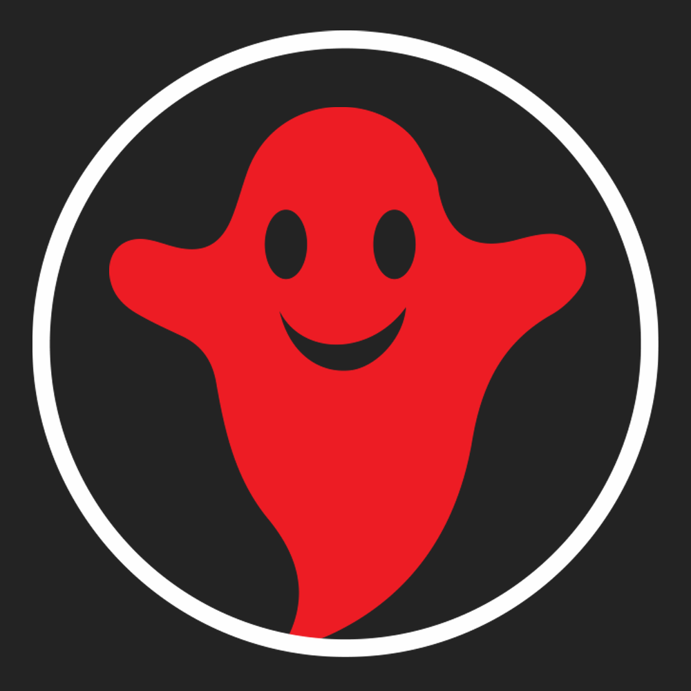 Spooky Pictures Happy Ghost Logo